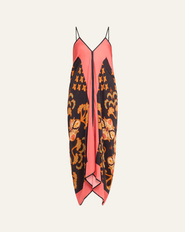 Hand-Draped Island Maxi Dress